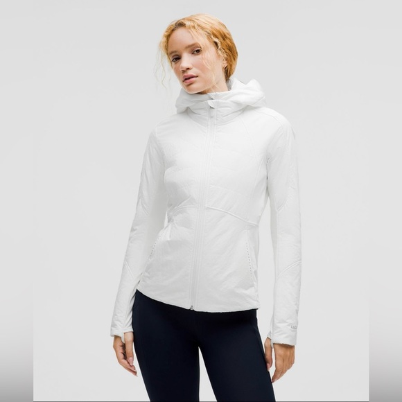 lululemon Another Mile Jacket white 8, 10 NWT $228 Retail - Picture 1 of 6